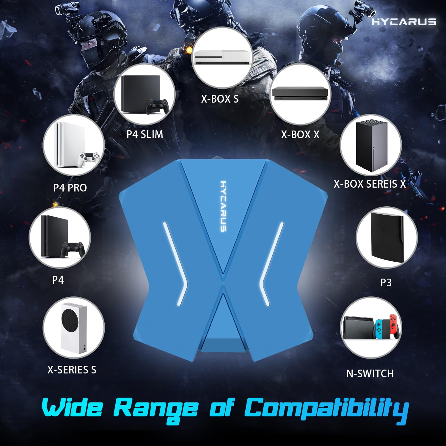 HYCARUS Xim Apex Keyboard and Mouse Adapter for Xbox One, PS4