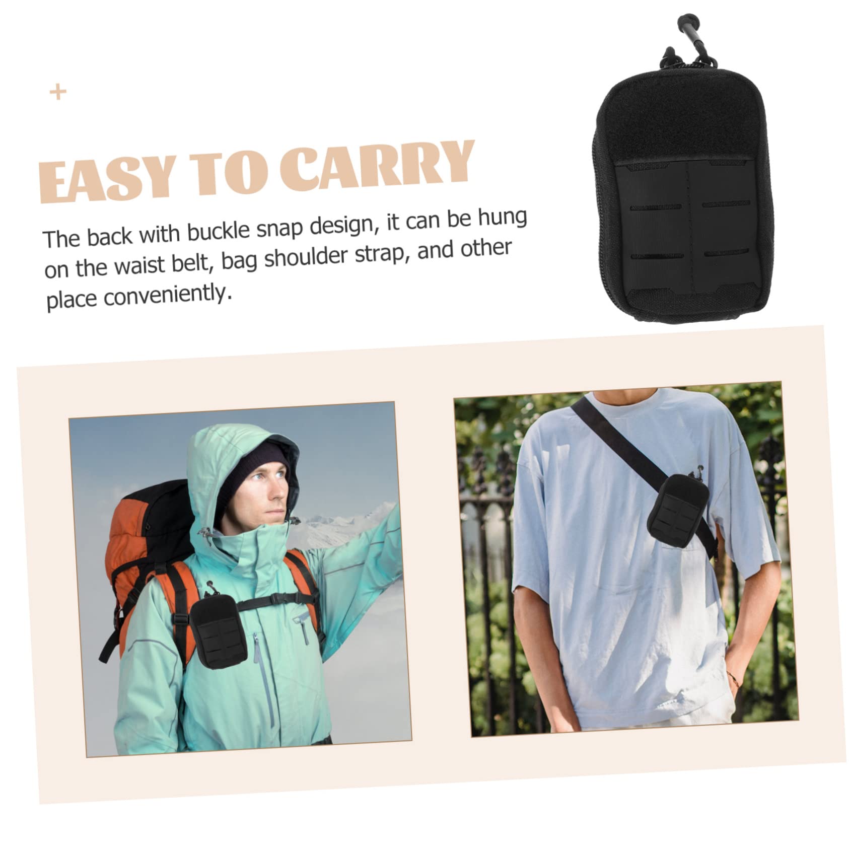 Toddmomy 3 Pezzi Cintura per Pronto Multifunzionale Portaoggetti per Escursioni e Attività Outdoor Design Ergonomico e Resistente per Emergenze e Attrezzature Piccole per Vacanze