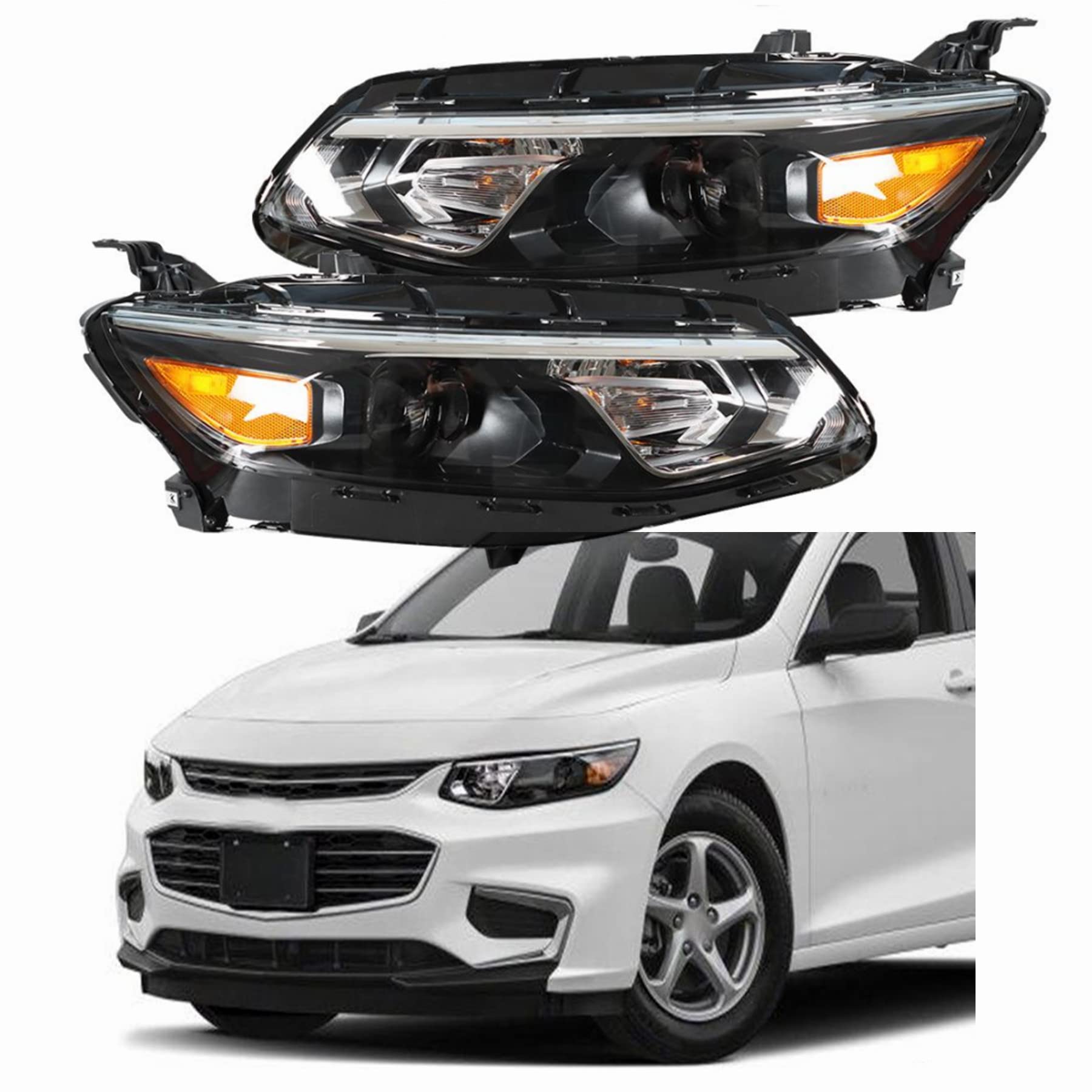 Amazon.com: marddpair Headlight Assembly 23350425 23350426 