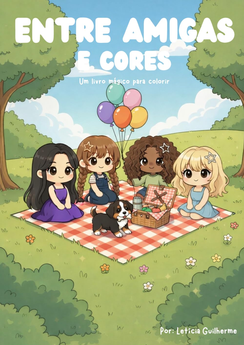 Entre Amigas e Cores: Um Livro Mágico Para Colorir