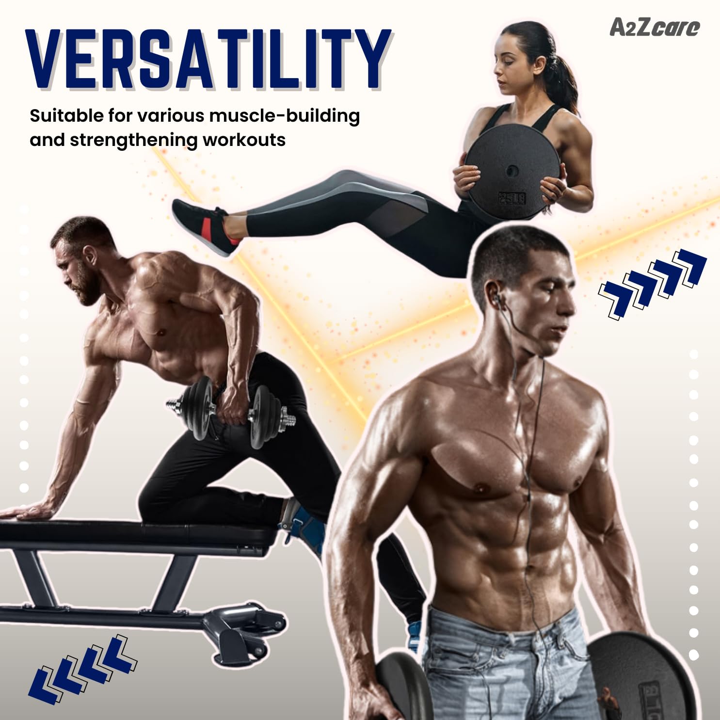 Paire De Poids Everlast 2,5 Kg (x2) – Fonte Noire, Idéal Musculation Maison