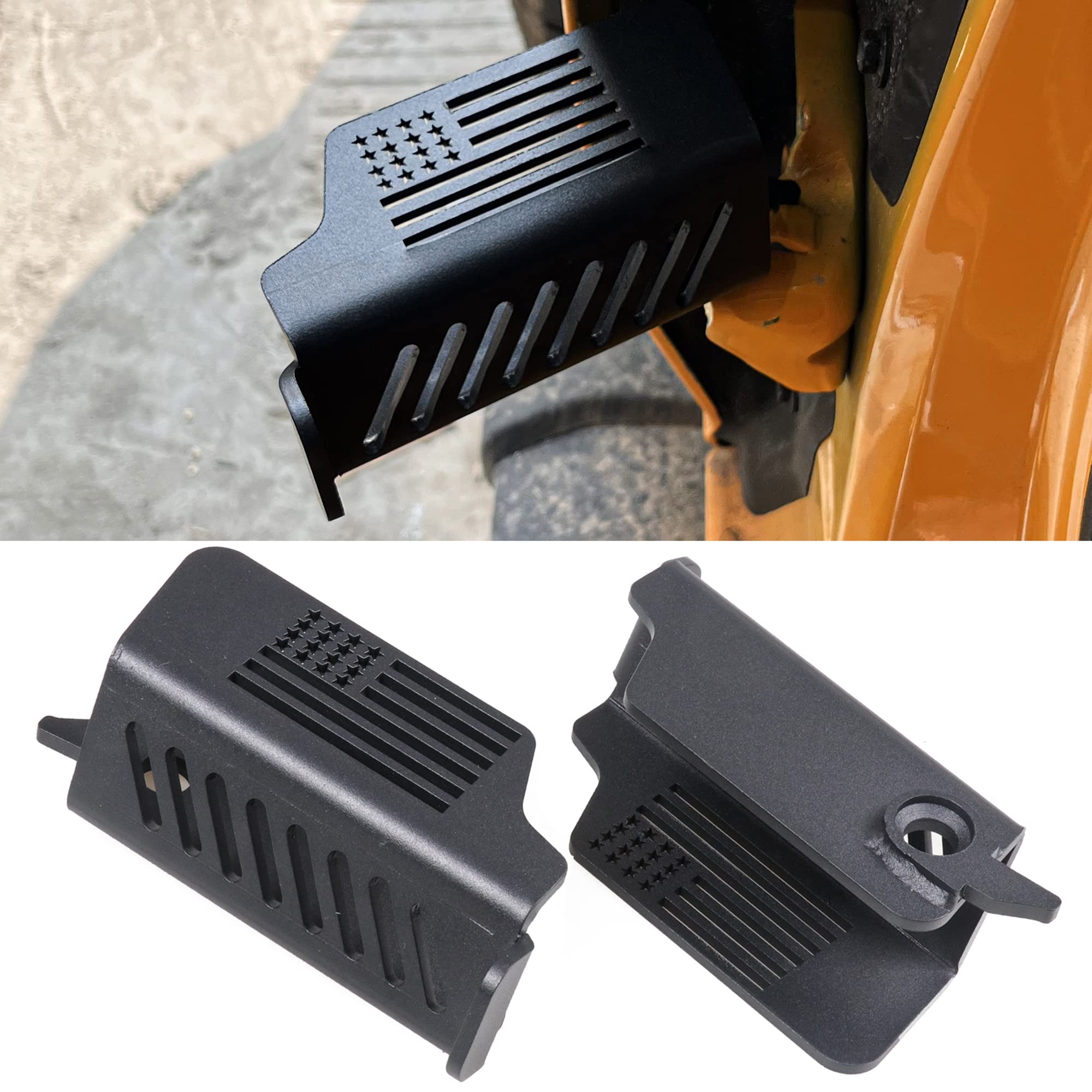 Stainless Steel Door Hinge Pedals Bronco Doors Off Foot Pegs