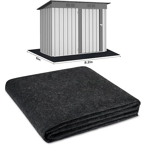 Outdoor Storage Shed Flooring Mat, Carport Garage Floor, Waterproof Moistureproof Fit for Sheds & Outdoor Storage Clearance