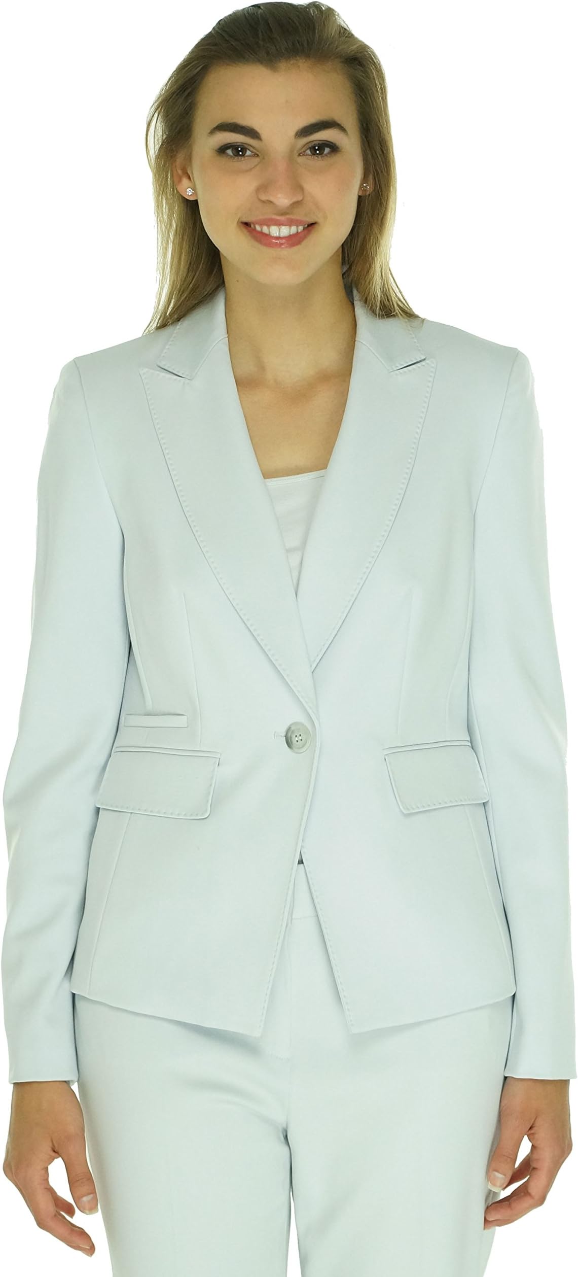 Anne Klein Women's 1 Button Peak Lapel Suit Jacket