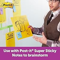 Vista 5 de Post-it Super Sticky Big Notes, 11 in x 11 in, 1 Pad, 2X The Sticking Power, Yellow, Recyclable (BN11), 3 Pack