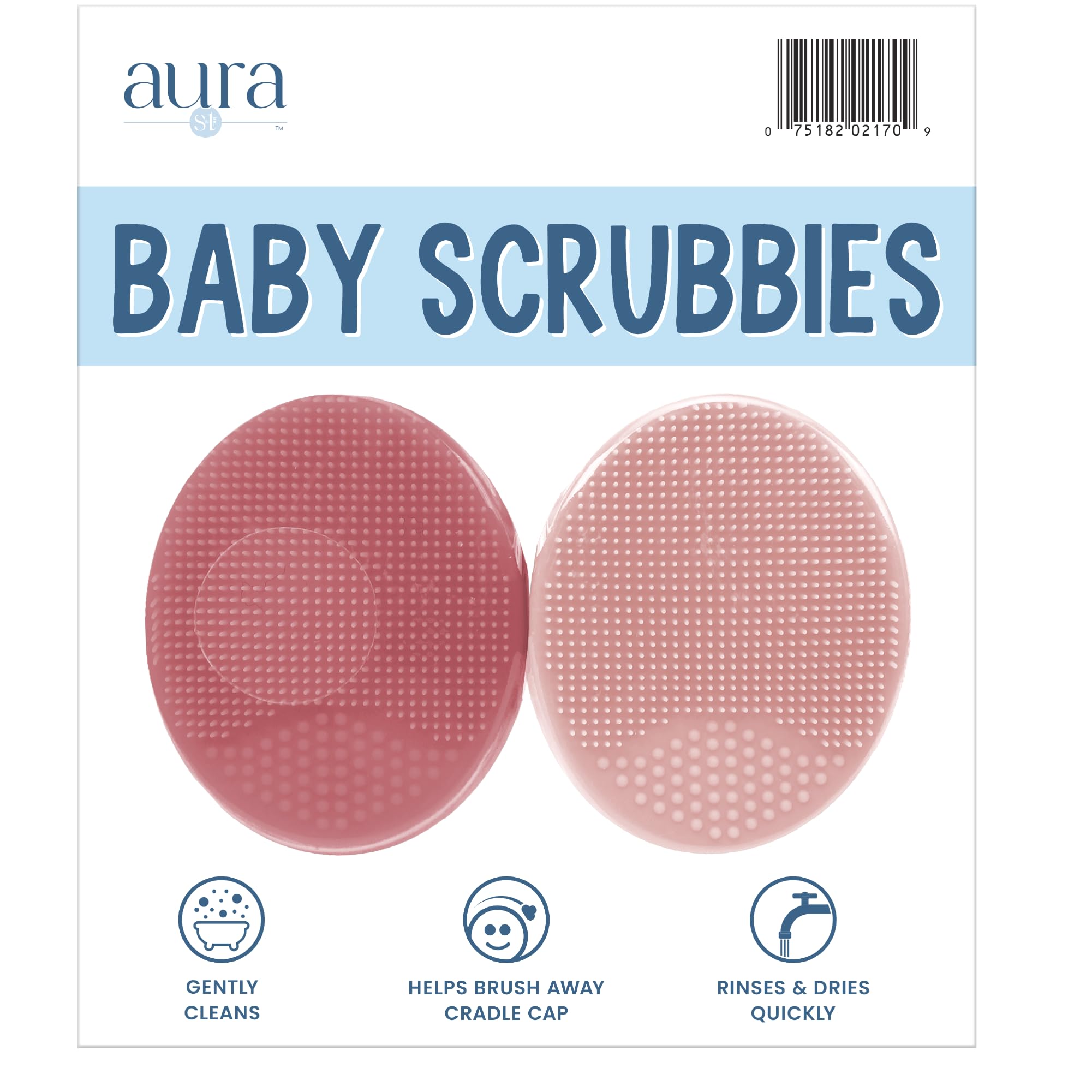 S&T INC. Exfoliating and Massaging Cradle Cap Bath Brushes - bathing | Mubboo