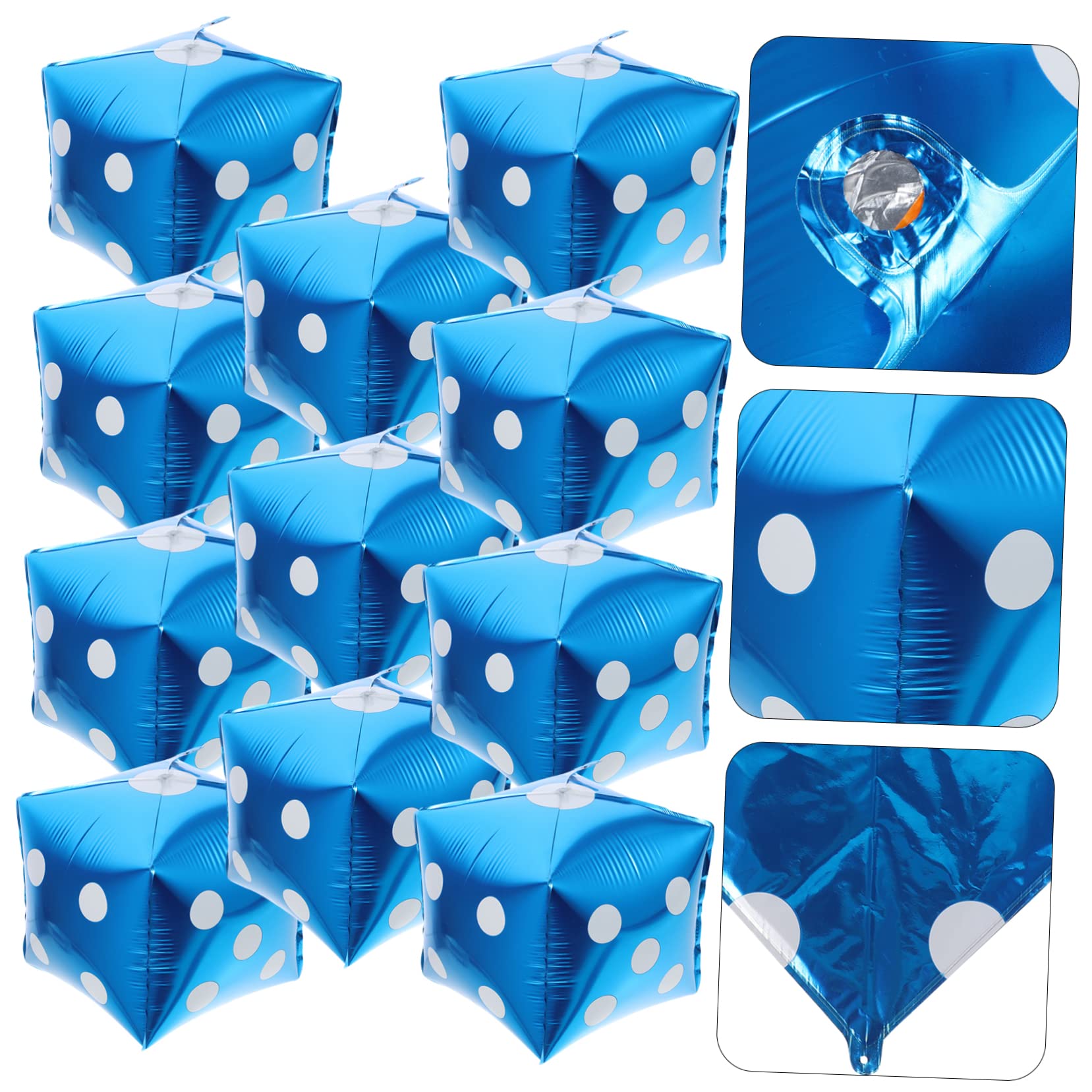 Alipis 50piezas Globos De Dados De Para Decoración De Fiesta Para Noches Celebraciones