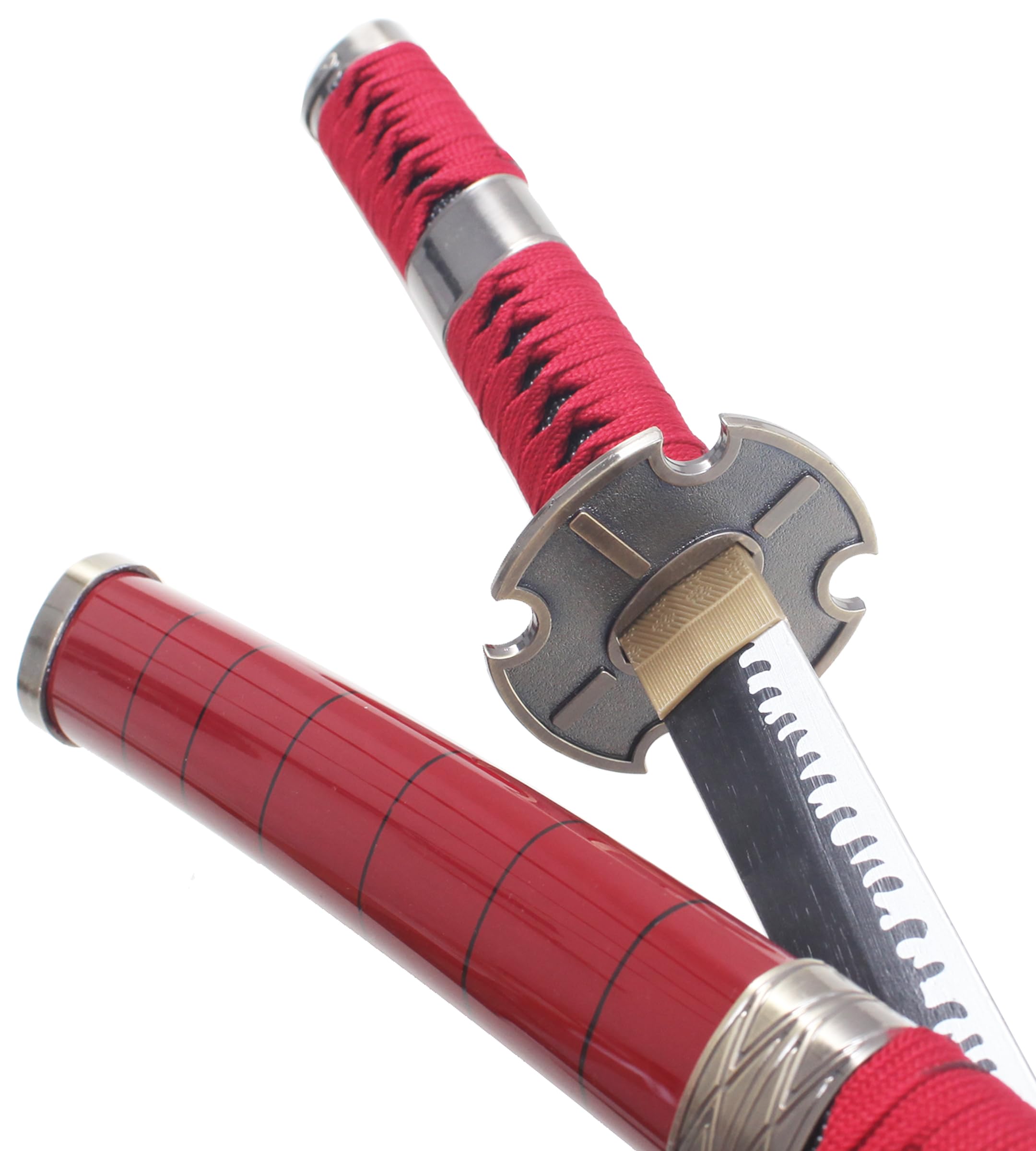 One Piece Katana Zoro Sabre Lame en Bois Epee Kitetsu Sandai Presentoir Bois