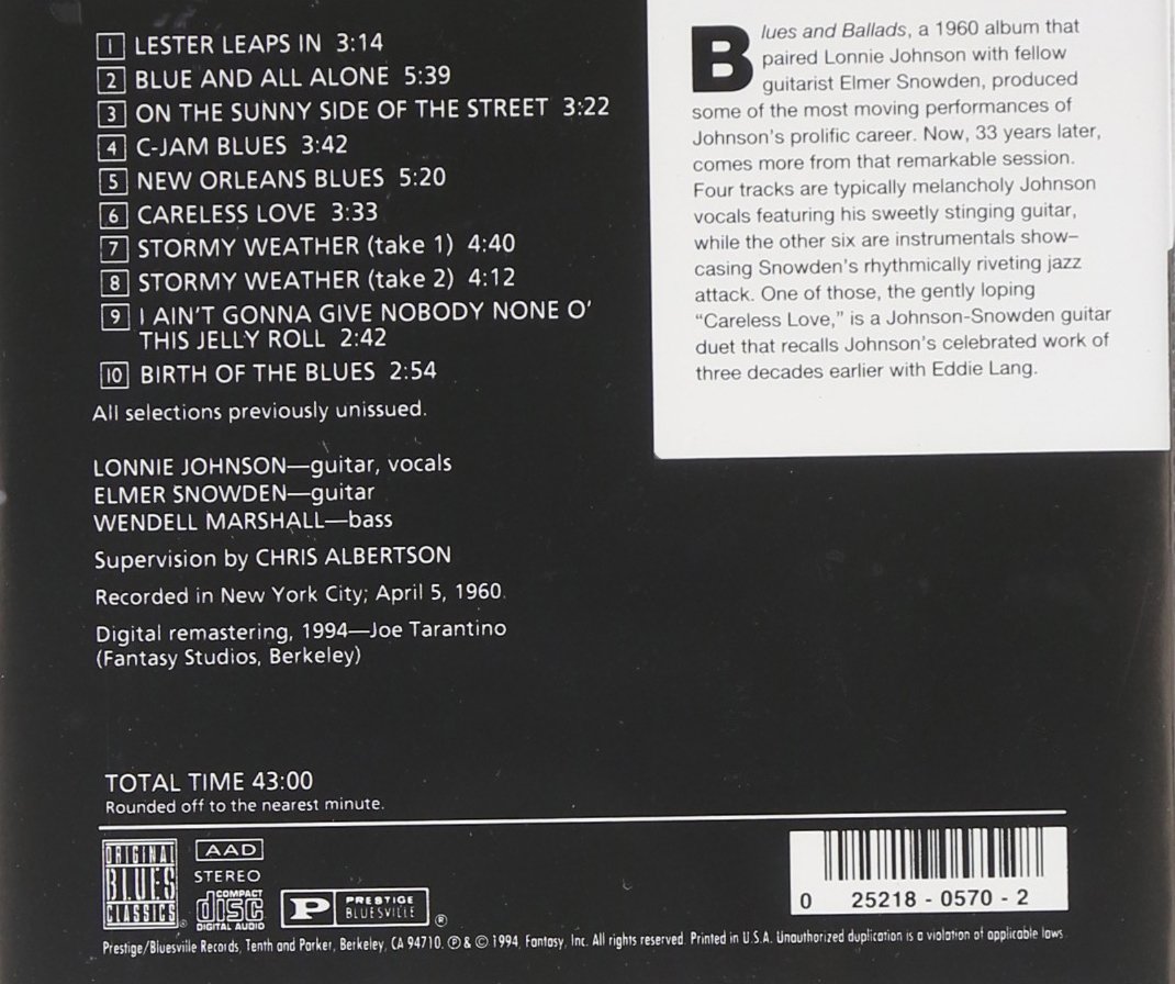 Vol. 2-Blues Ballads & Jumpin'