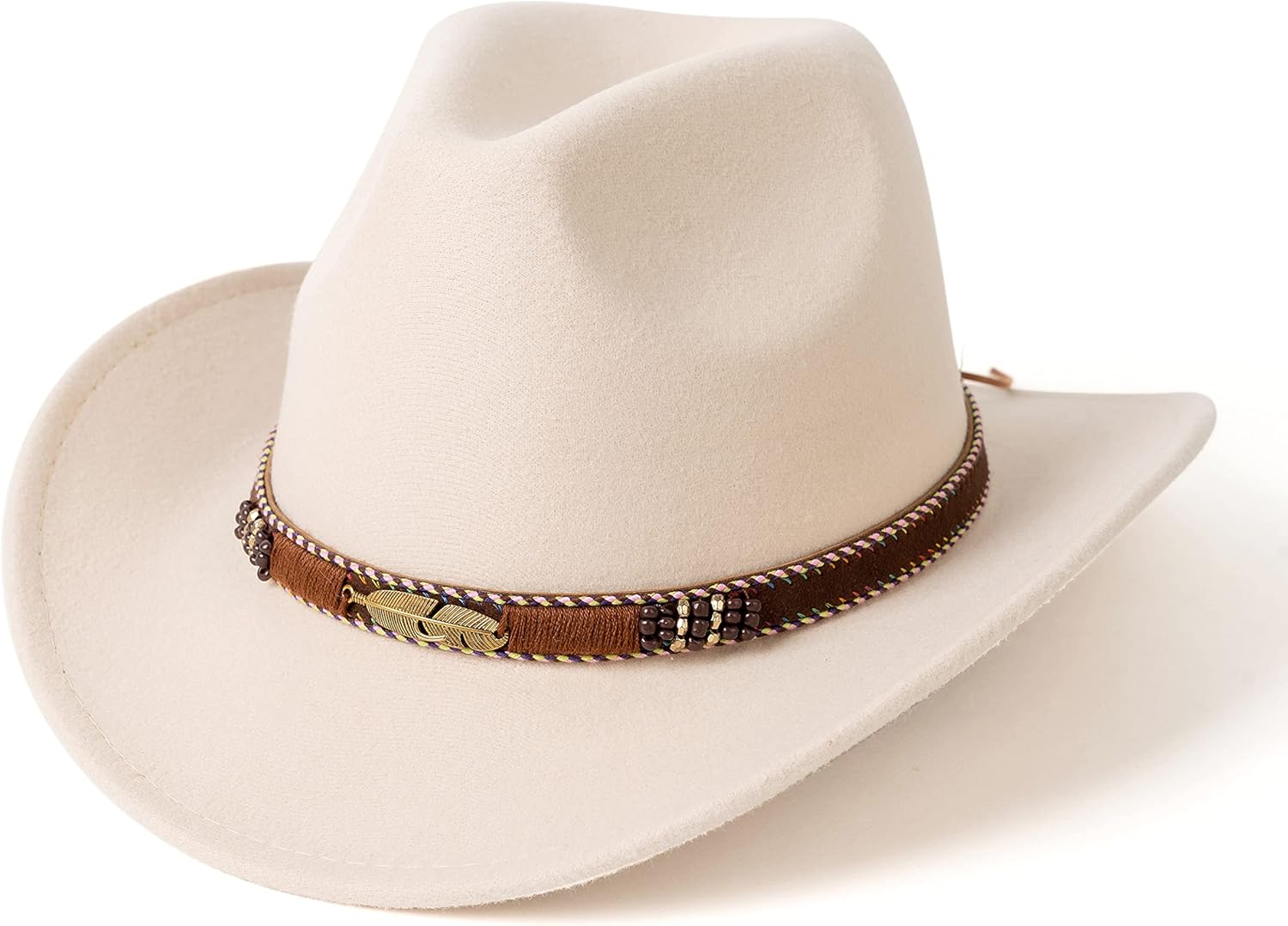 Western Cowboy Hat Wide Brim Outdoor Fedora Hat - Image 2