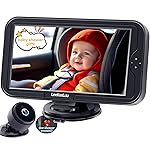 Baby Car Camera for Backseat 1080P - Plug and Play, HD Crystal Night Vision, Easy to Install, 360 Rotation, Wide View Angle, Protect Baby\'s Eye - Rear Facing Carseat Camera for Newborn, Infant, Kids