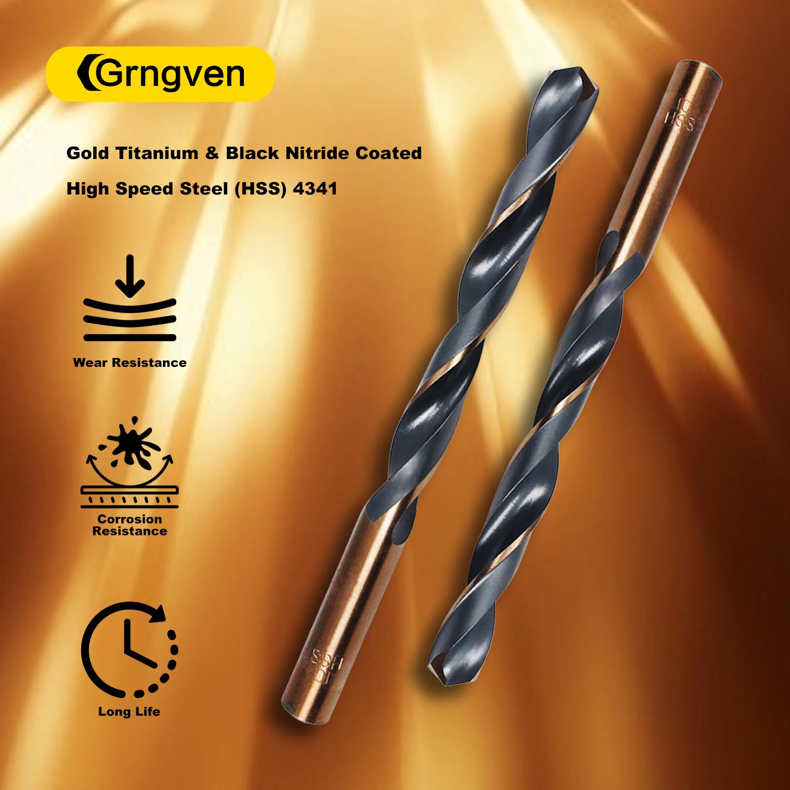 7mm Drill Bits - High Speed Steel, 2 Pack -4 7mm Drill Bits - High Speed Steel, 2 Pack -4
