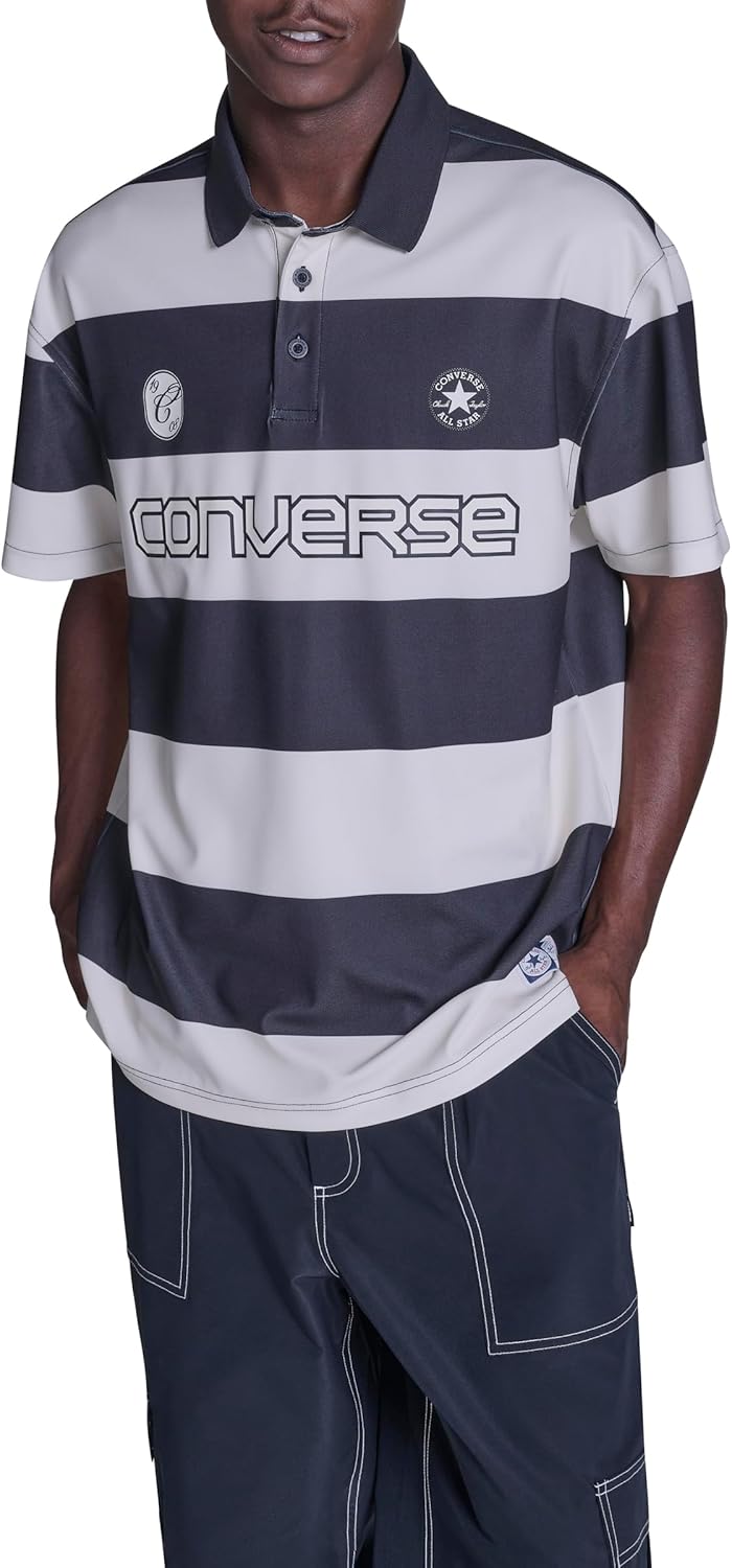Converse Men's Retro Chuck Short Sleeve Rugby Top