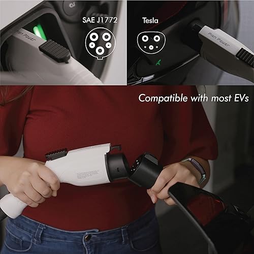 Miniatura 5 de Pion Power Cargador Flex-AC Nivel 2 EV 7.6kW, 6-32 Amp, 120V240V, NEMA 5-15 y NEMA 14-50, interiorexterior, conexión WiFi, probado por CSA y