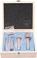 Vista 8 de Juego de 4 vasos de estímulo de madera MT1 con 2 puntas de repuesto adicionales, kit de herramientas de carpintería MT1 para torno de madera