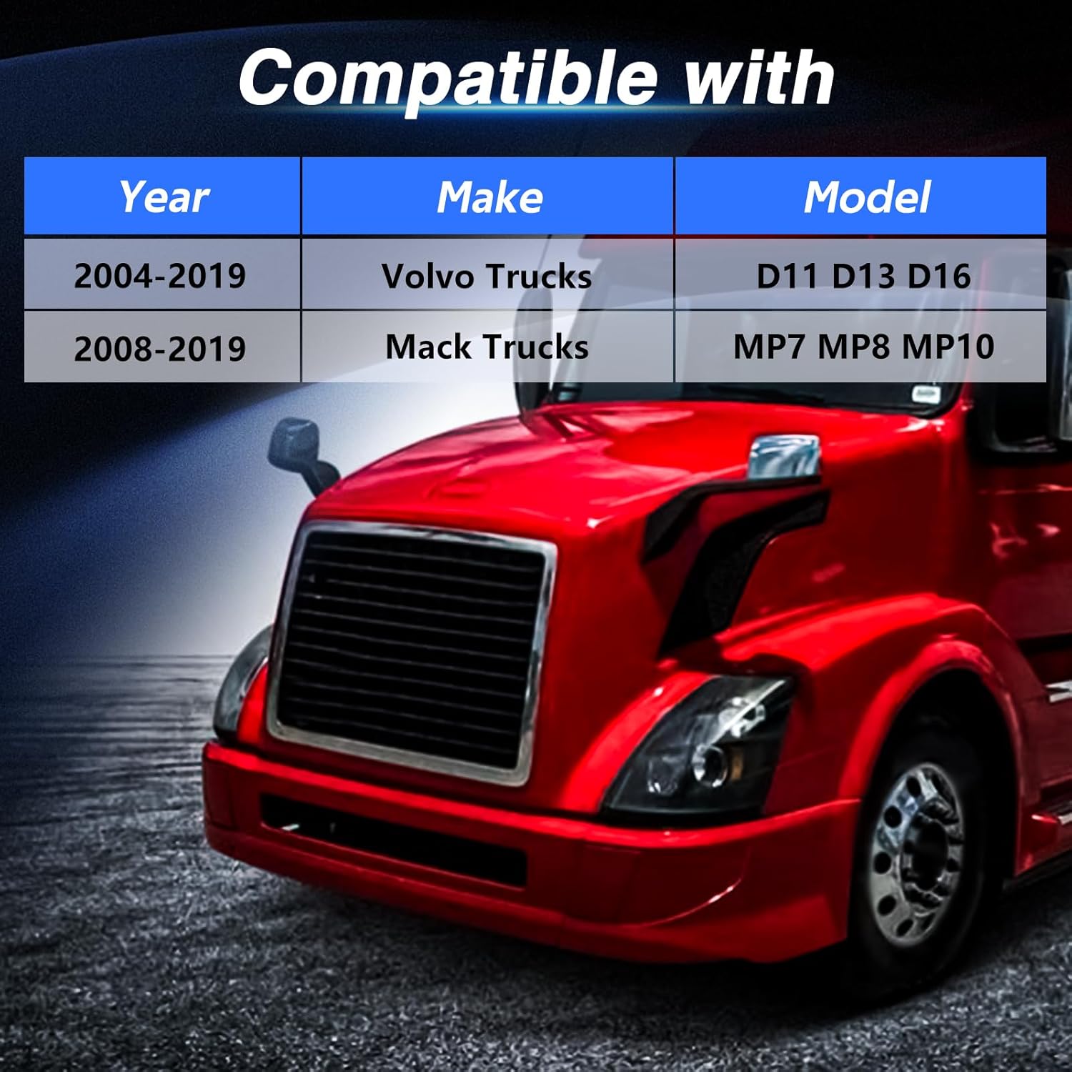 Engine Radiator Coolant Drain Hose Cooling System Drain and Refilling Tool Compatible with Volvo VNL Truck with D11 D13 D16 Engine Mack Truck with MP7 MP8 MP10 Engine Replace# 9996049