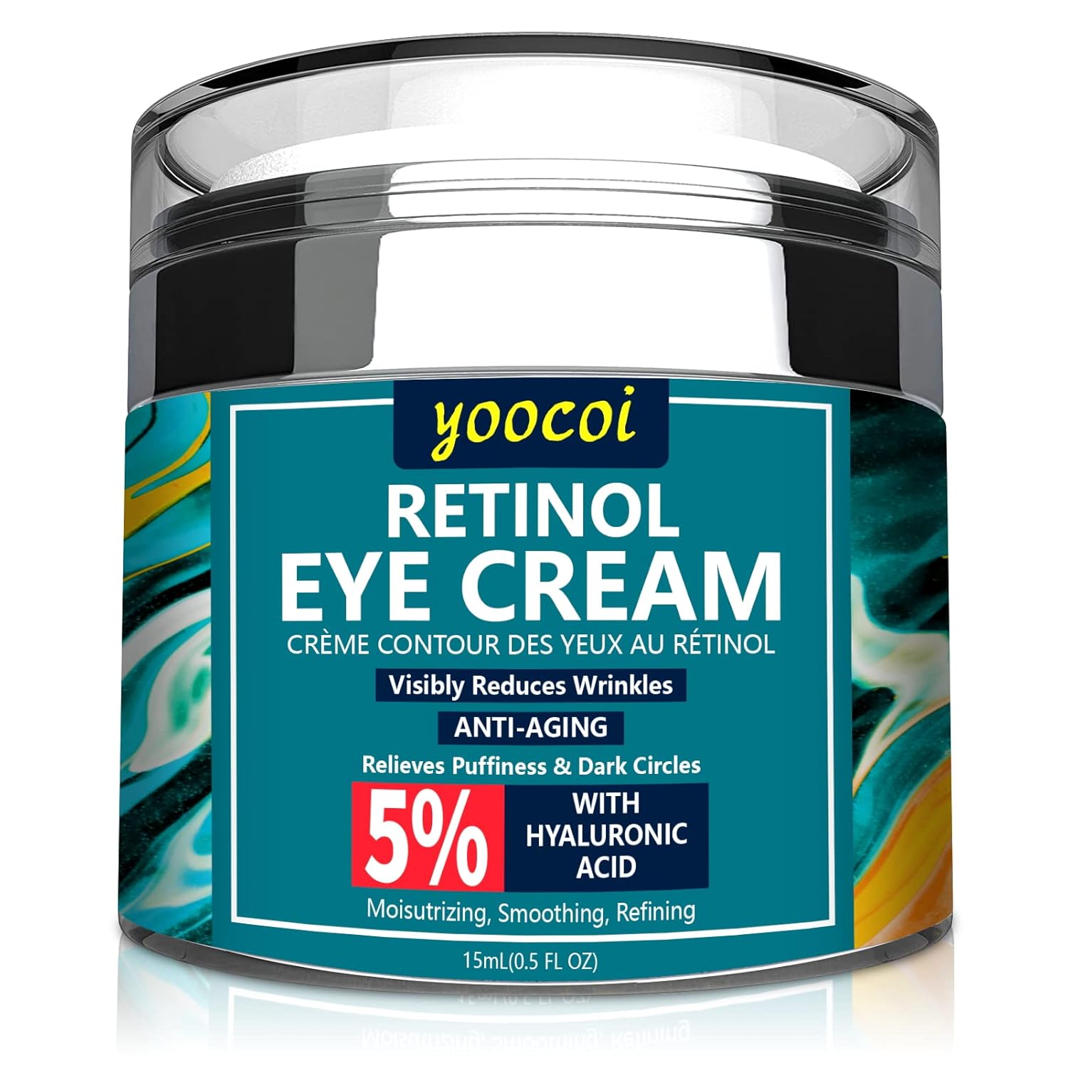 Eye Cream Anti Aging,Retinol Eye Cream, With Collagen, Hyaluronic Acid,Polypeptide For Wrinkles, Dark Circle and Puffiness, Crows Feet Eye Lift Treatment,Moisturizing, Wrinkle, Defense For Men & Women(0.5 Fl Oz) : Beauty & Personal Care