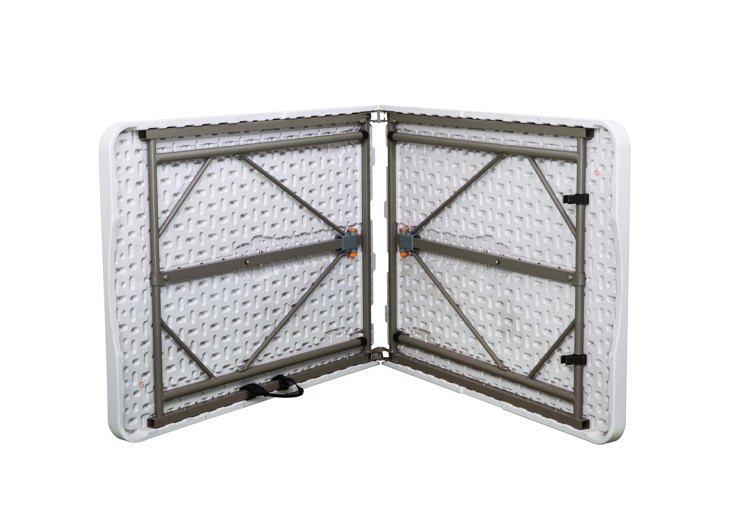 KG KITGARDEN Table Pliante Portable à Ouverture Automatique, 180 x 70 x 74 cm, Blanc