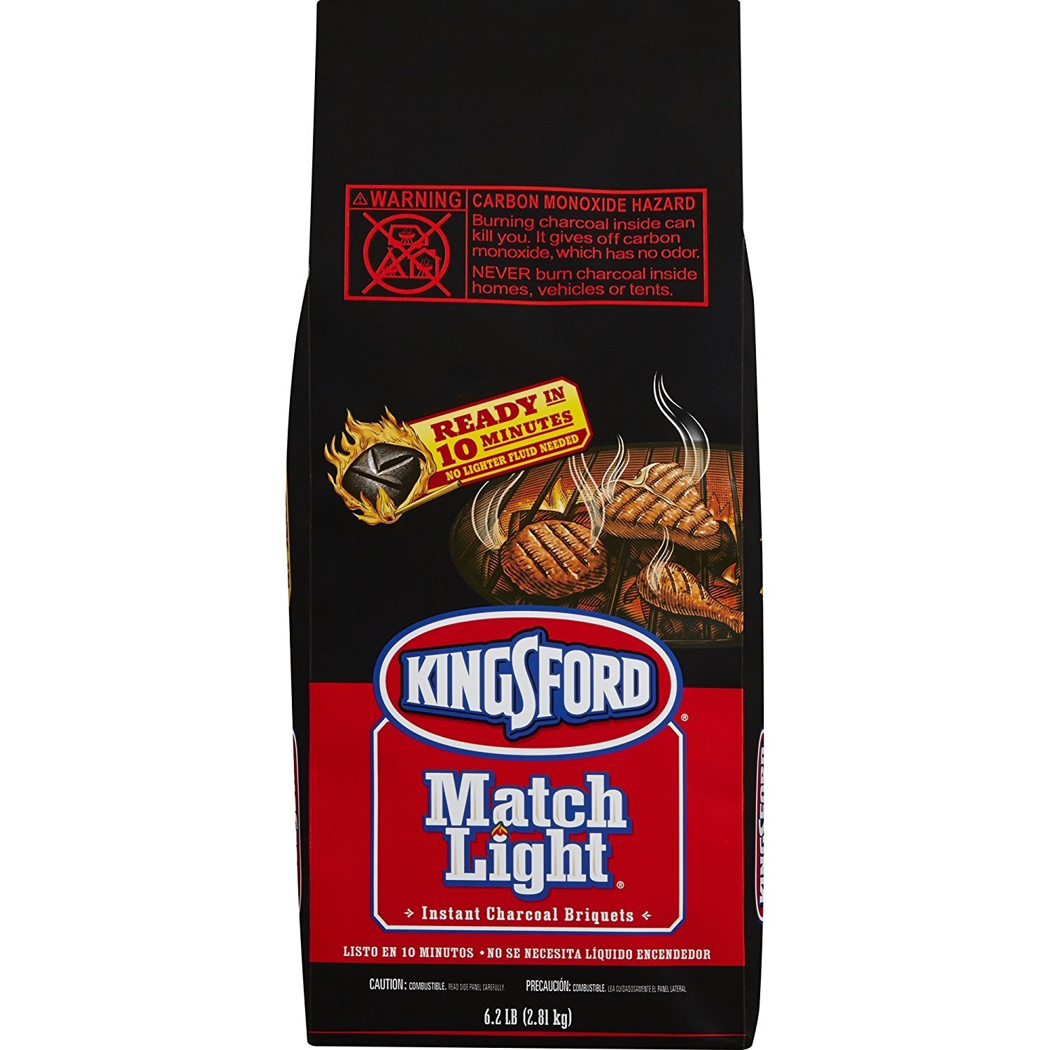 8lb Bag (No Lighter Fluid Needed!) Kingsford Match Light Instant