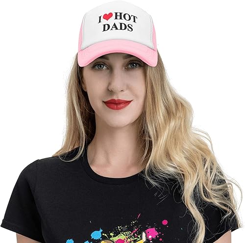 Vista 7 de I Love Hot Dad - Gorra de béisbol deportiva, estilo hip-hop, unisex, para ocio, tamaño ajustable