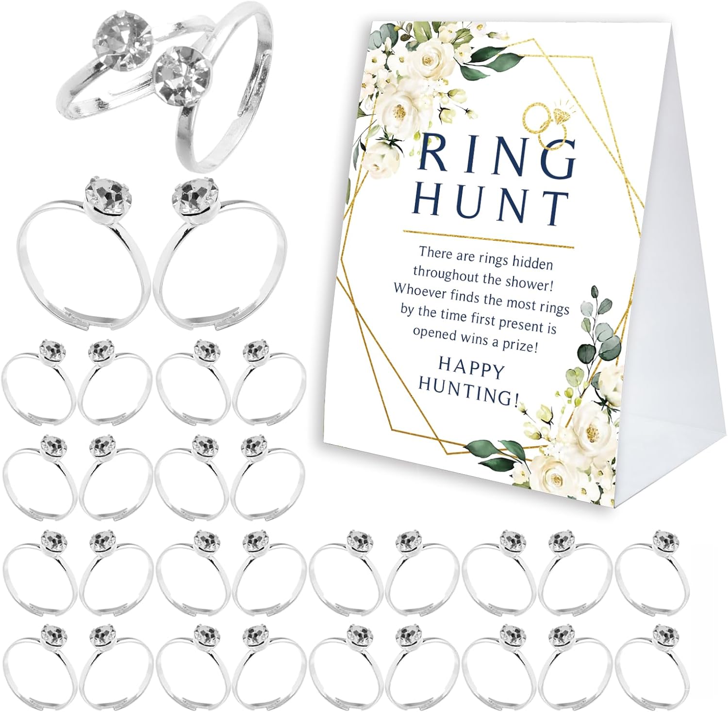 Bridal Shower Ring Game, Ring Hunt Bridal Shower Game 30
