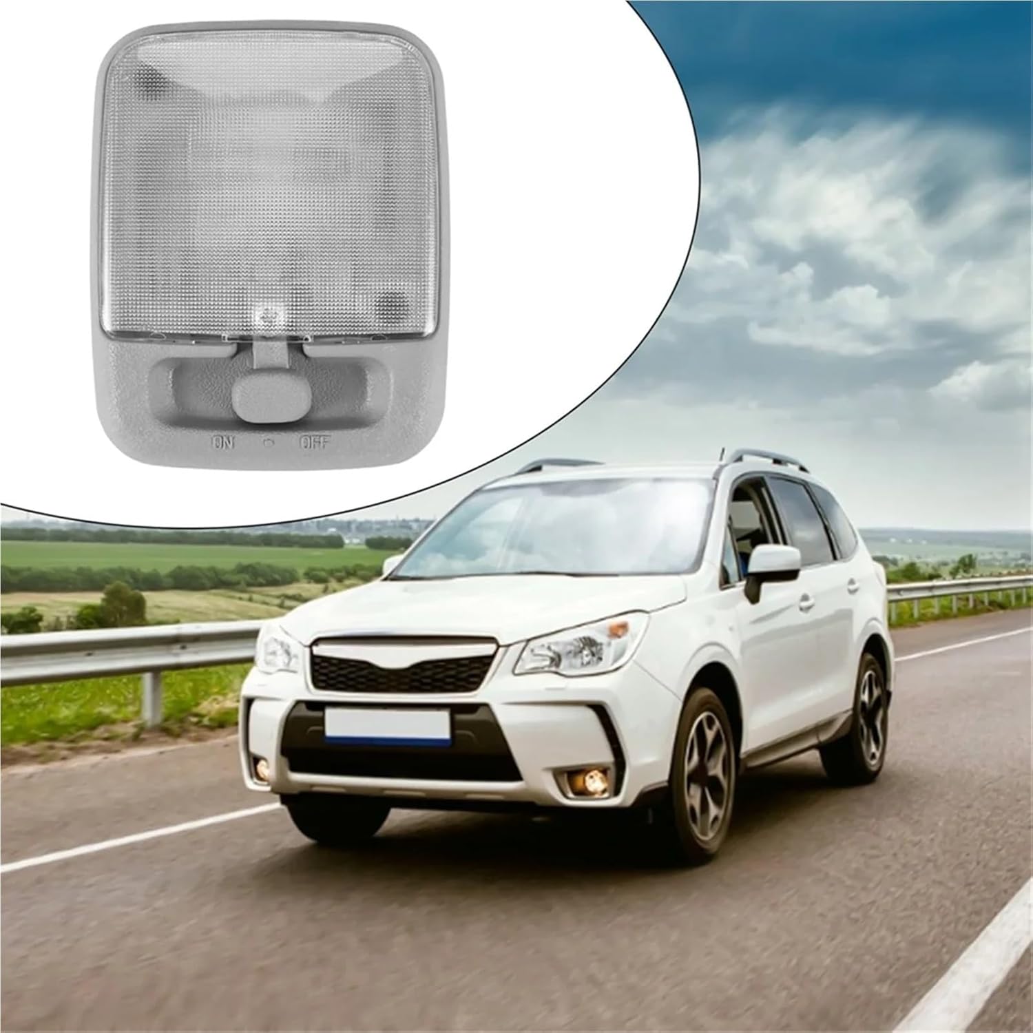 2pcs Car Styling Rear Interior Reading Light Inside Roof Ceiling Lamp Dome Lights for Paladin