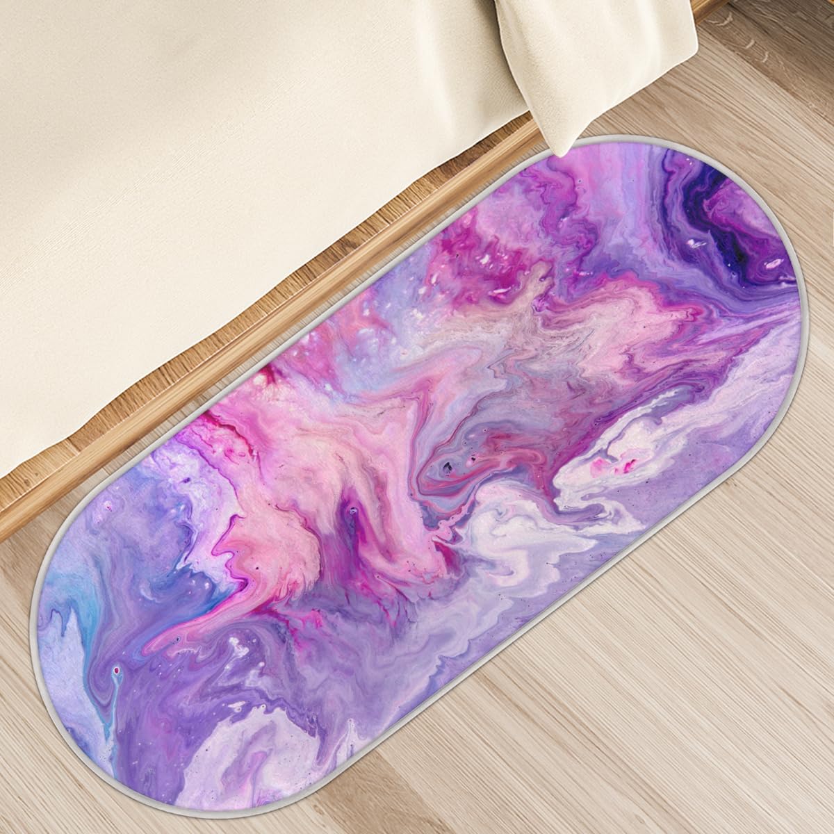 Tapis pour chambre et cuisine TropicalLife marbré 50 x 120 cm pour une ambiance cocooning