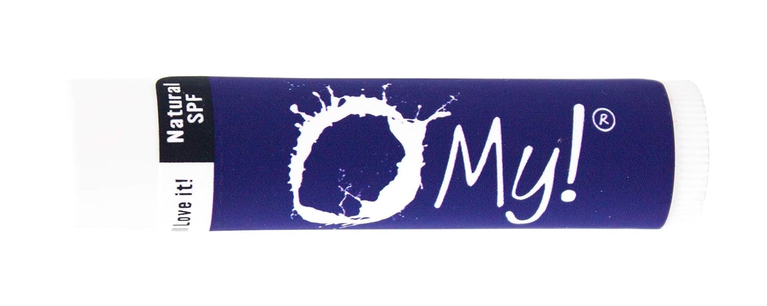 O My! Goat Milk Lip Balm .15oz | Natural Goat Milk Lip Balm | Vitamins & Minerals | Dab of Shea Butter | Drop of Vitamin E | Leaping Bunny Certified | Handmade in USA (Raspberry Pie)