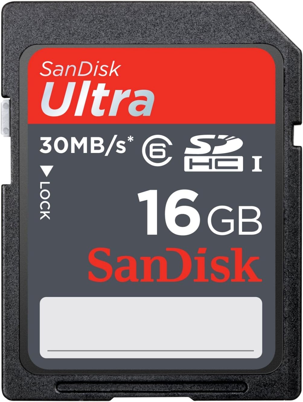 SanDisk Ultra 16GB SDHC Class 6 Flash Memory Card Speed Up To 30MB/s- SDSDH-016G-U46