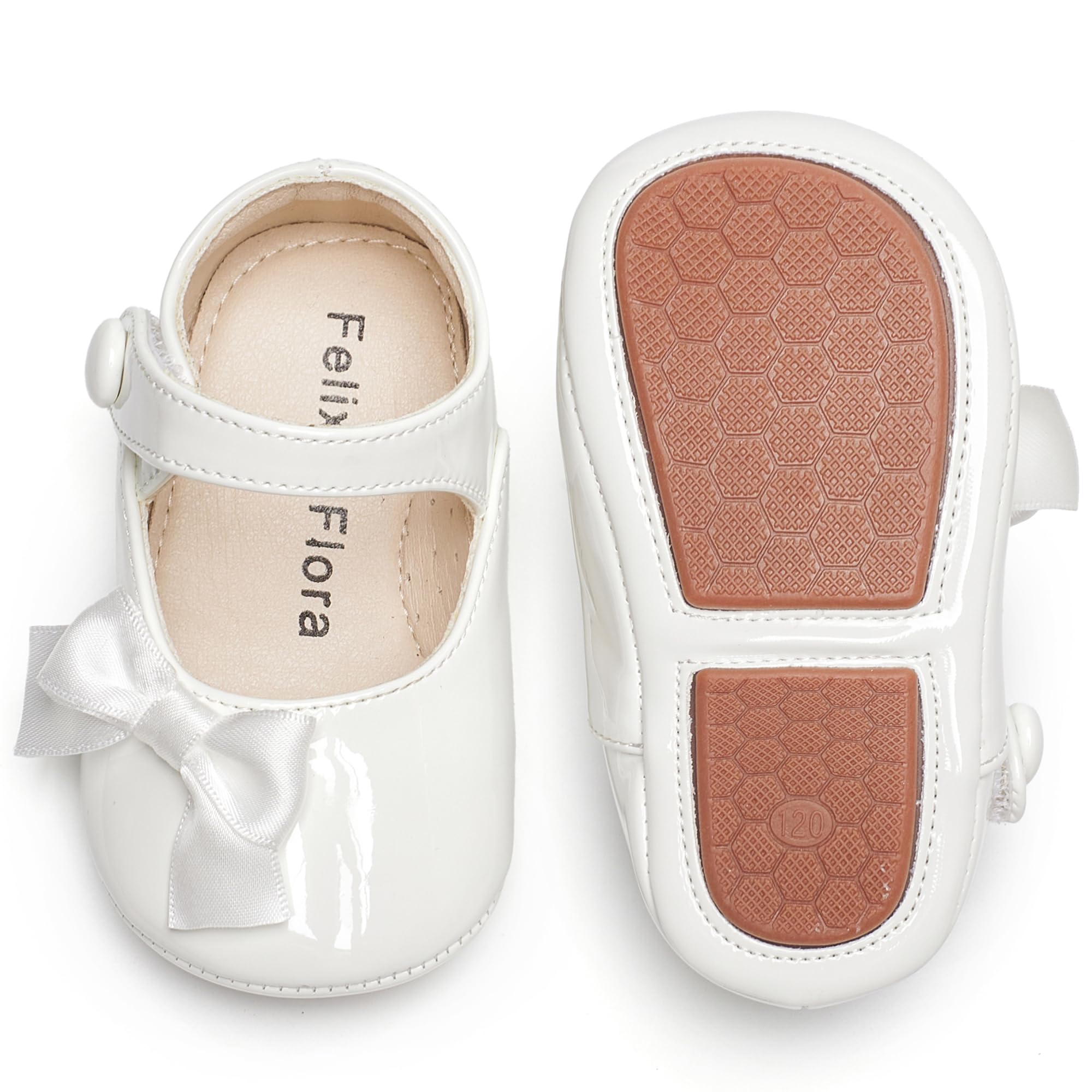 Soft Sole Baby Dress Shoes - Infant Baby Walking Shoes Moccasinss Rubber Sole Crib Shoes