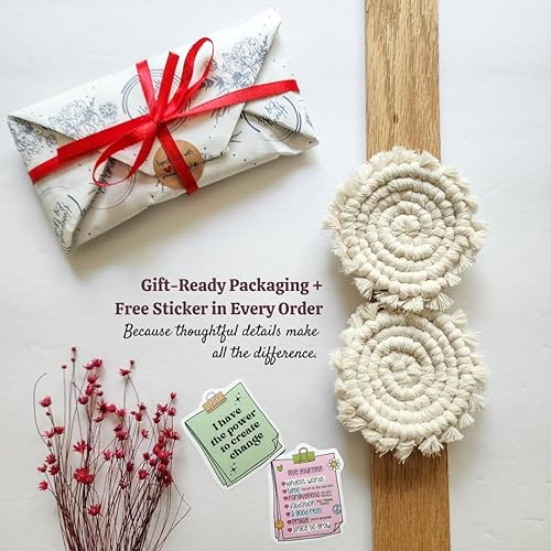 Miniatura 6 de Posavasos de algodón para automóvil, 2 unidades, lindos accesorios de automóvil para mujeres, de TIK Tok, imprescindibles para 2024, posavasos para