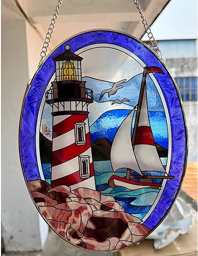 Miniatura 7 de Colgantes de ventana de cristal de colibrí, atrapasoles para ventana, colibrí y flores, adorno colgante de panel de vidrieras, decoración del hogar