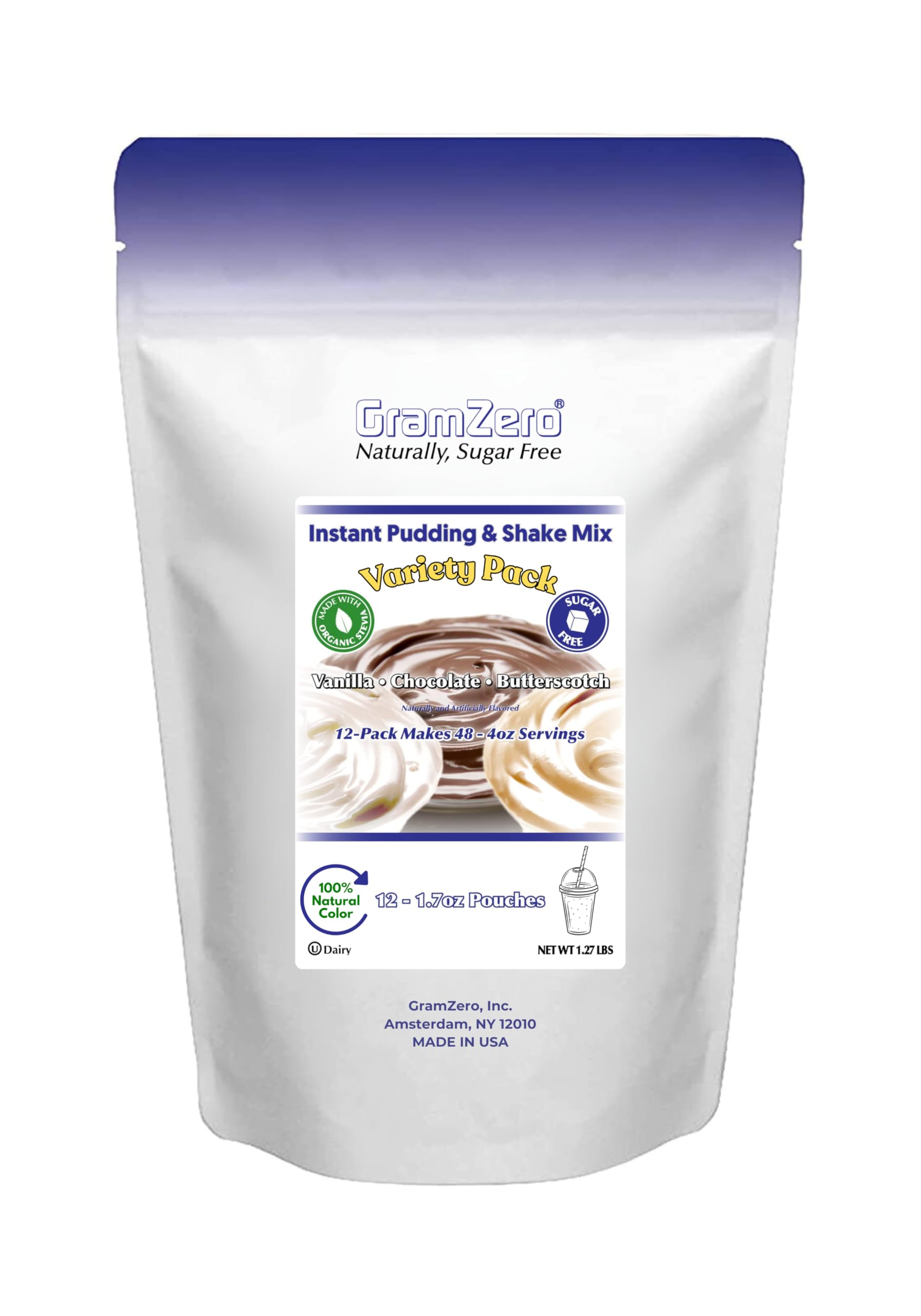 Amazon.com : GramZero Natural Color VARIETY 12-Pack Sugar Free