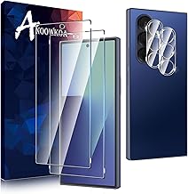 Anoowkoa 2 Pack for Samsung Galaxy Z Fold 7 Screen Protector + 2 Pack Camera Lens Protector, Tempered Glass Screen Protector, Protective Film