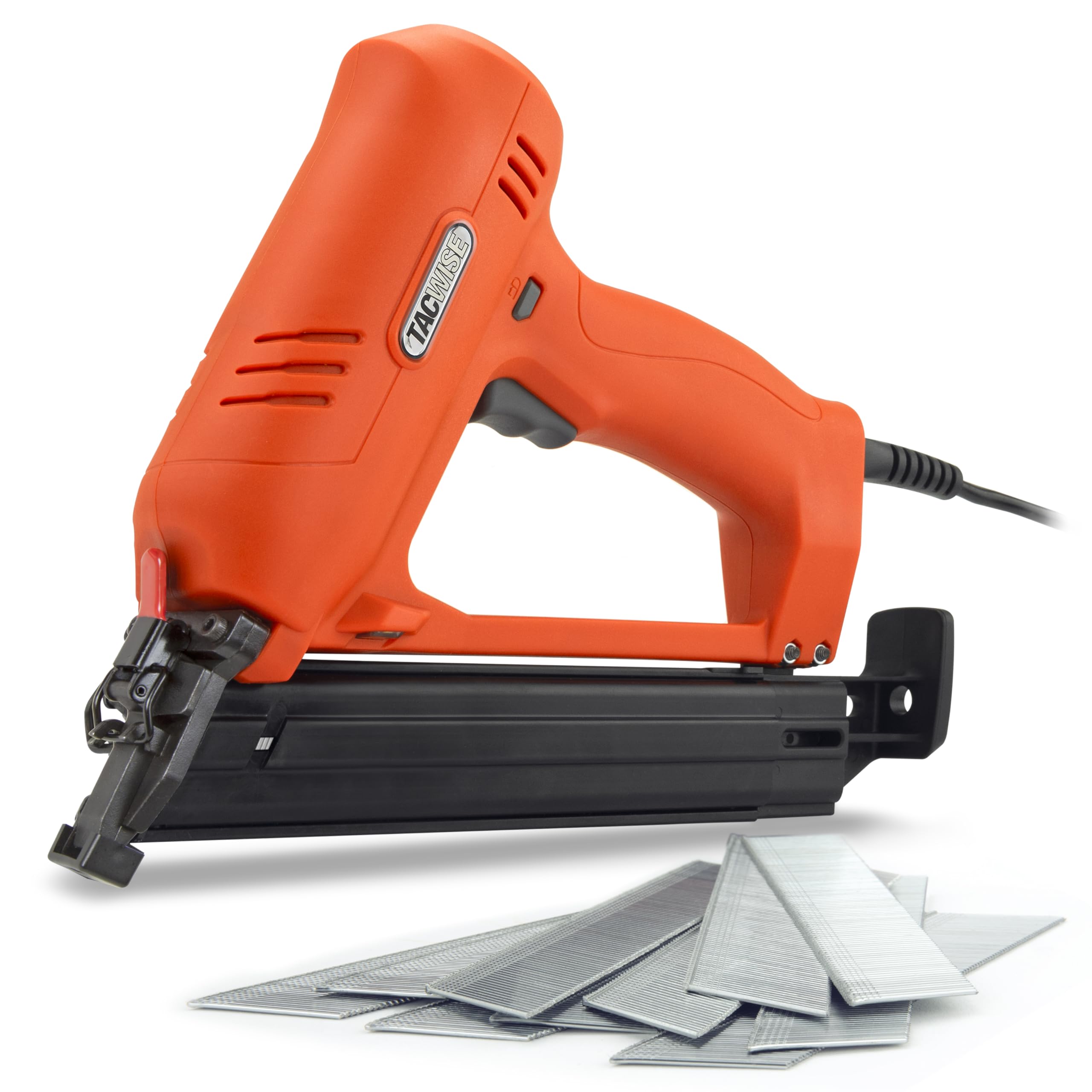 Tacwise 1704 Master Nailer 400ELS Pro, Electric Angled Brad Nail Gun with 1000 Nails, Uses Type 500 / 15 - 40 mm Nails, Orange