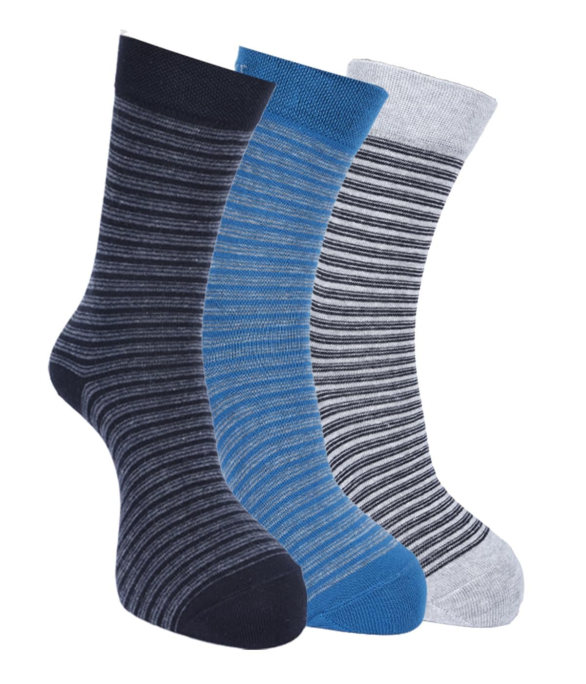force nxt BY Dollar Full Length Cotton Comfort Socks for Men, Compact Cotton Stretch Crew/Mid Calf Length Socks (Free Size Pack of 3)-picture-43