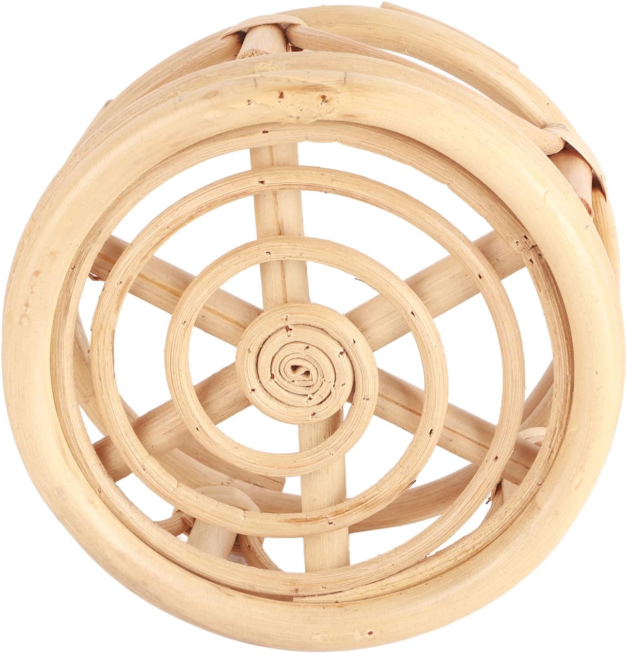 Rattan Flower Pot Stand Plant Stand Round Plant Rack Handmade Rattan Planter Stand for Home Garden Garden (S 35.43in Diameter)
