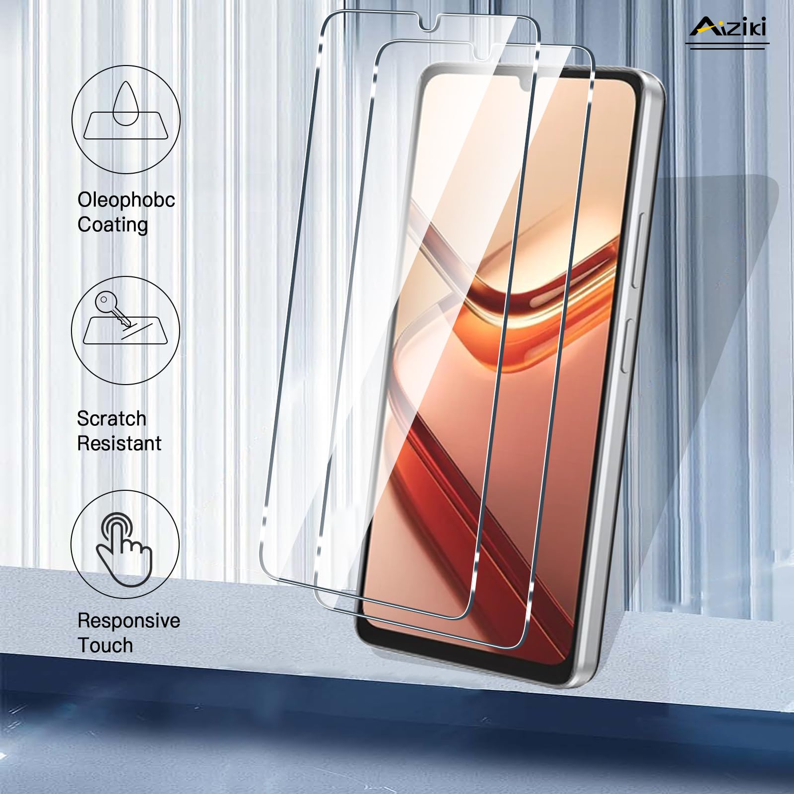 2 Stück Displayschutzfolie Aus Gehärtetem Glas Für Doogee Note 58 / 58 Pro – 0,3 Mm, Kratzfest & Ultraklar