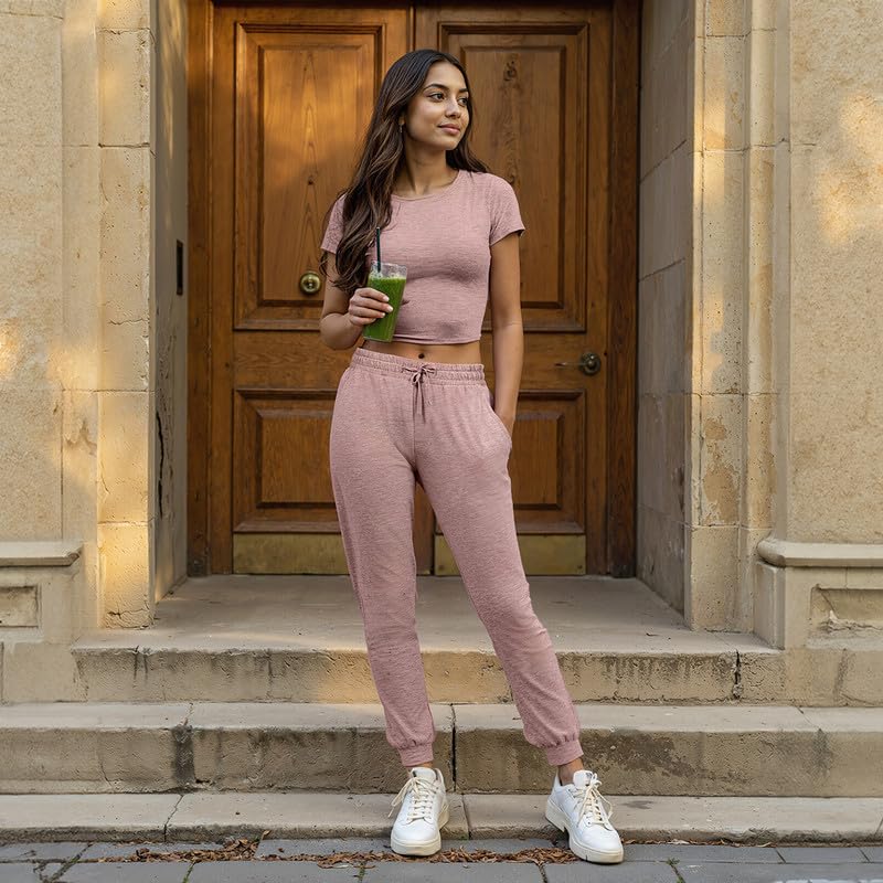 Image of BlissClub AirMelt Joggers | Cuffed Bottom Hem | Classic Joggers Design | Adjustable Drawcord | 2 Roomy Pockets | Cool-to-Touch Fabric | Weightless