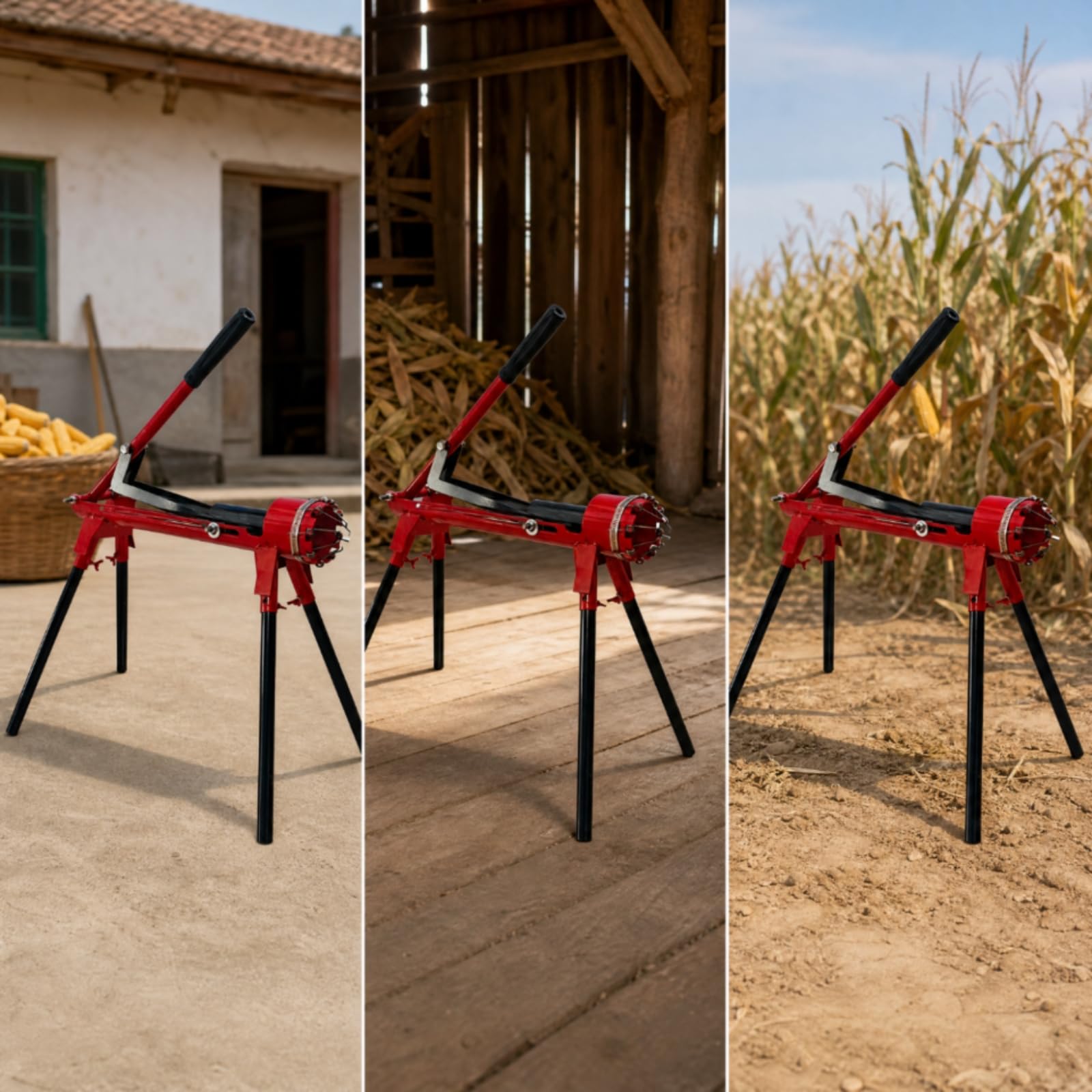 Sgranatore Testa Cilindrica Metalliche Autoportante Robusto per Fattorie,