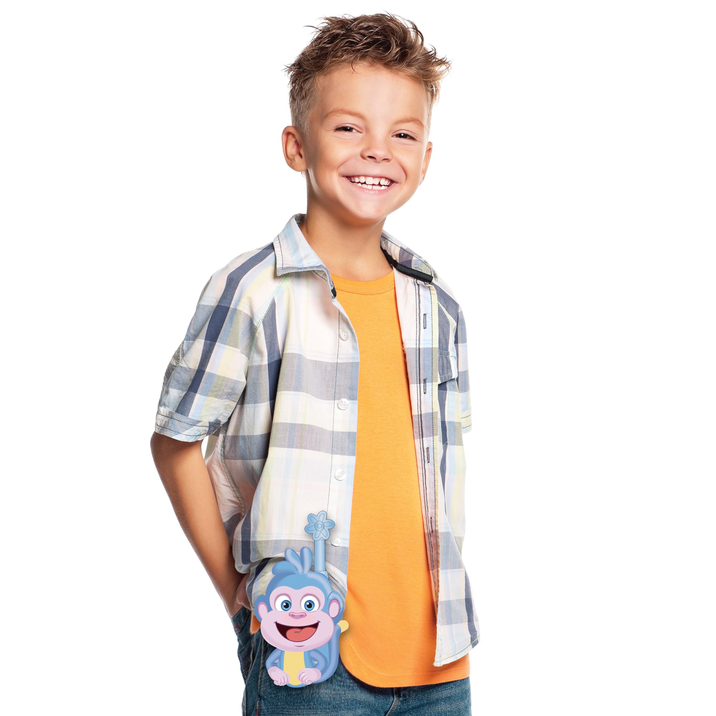 LEXIBOOK, Dora the Explorer, Dora 3D Walkie-Talkies, Pink Blue, TW18DORLXB - Image 4