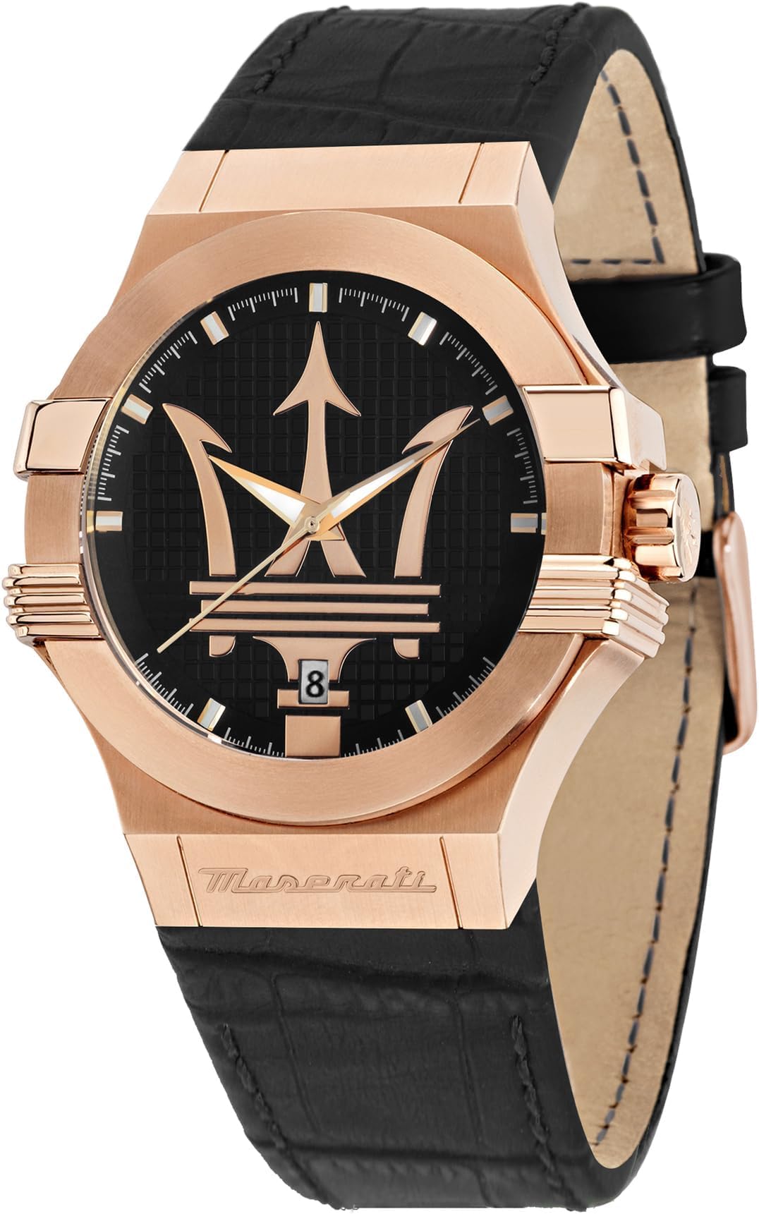 Montre Maserati Homme Attrazione - Édition Limitée - Cadran Vert - Acier/or Rose - 43mm