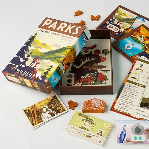 Miniatura 6 de Juego de mesa Parks All-in Bundle - Un juego familiar y de estrategia sobre parques nacionales de Keymaster Games