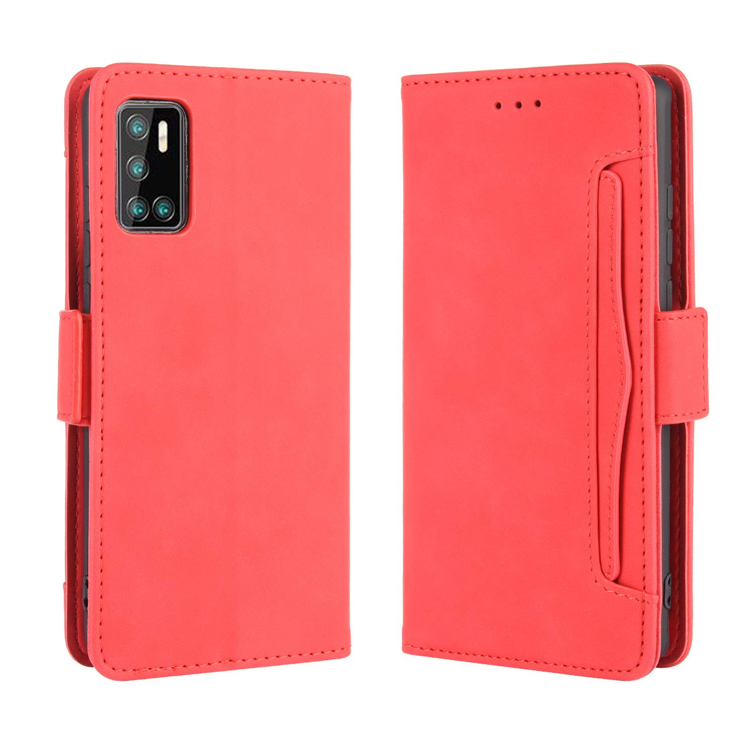 Custodia A Libretto Con Supporto E Portatessere Per Hafury G20, In Pelle PU Con Motivo Floreale, TPU Interno