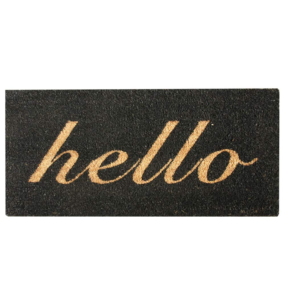 Rubber-Cal "Minimalist Expression – Hello Welcome Mats 15mm X 18" X 30"