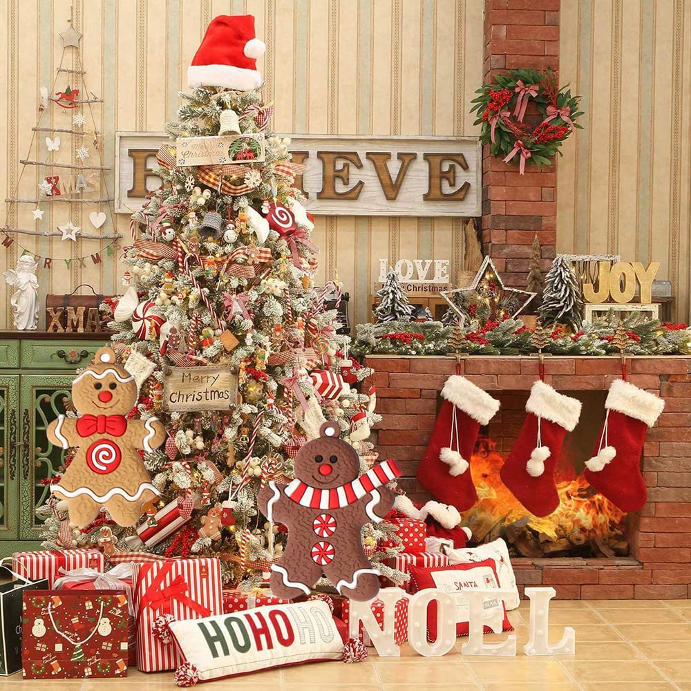 Lot De 4 Pochoirs Décoration Gâteaux Noël Inoxydable - Flocons, Bonhomme, Sapin Pour Sucre Et Café