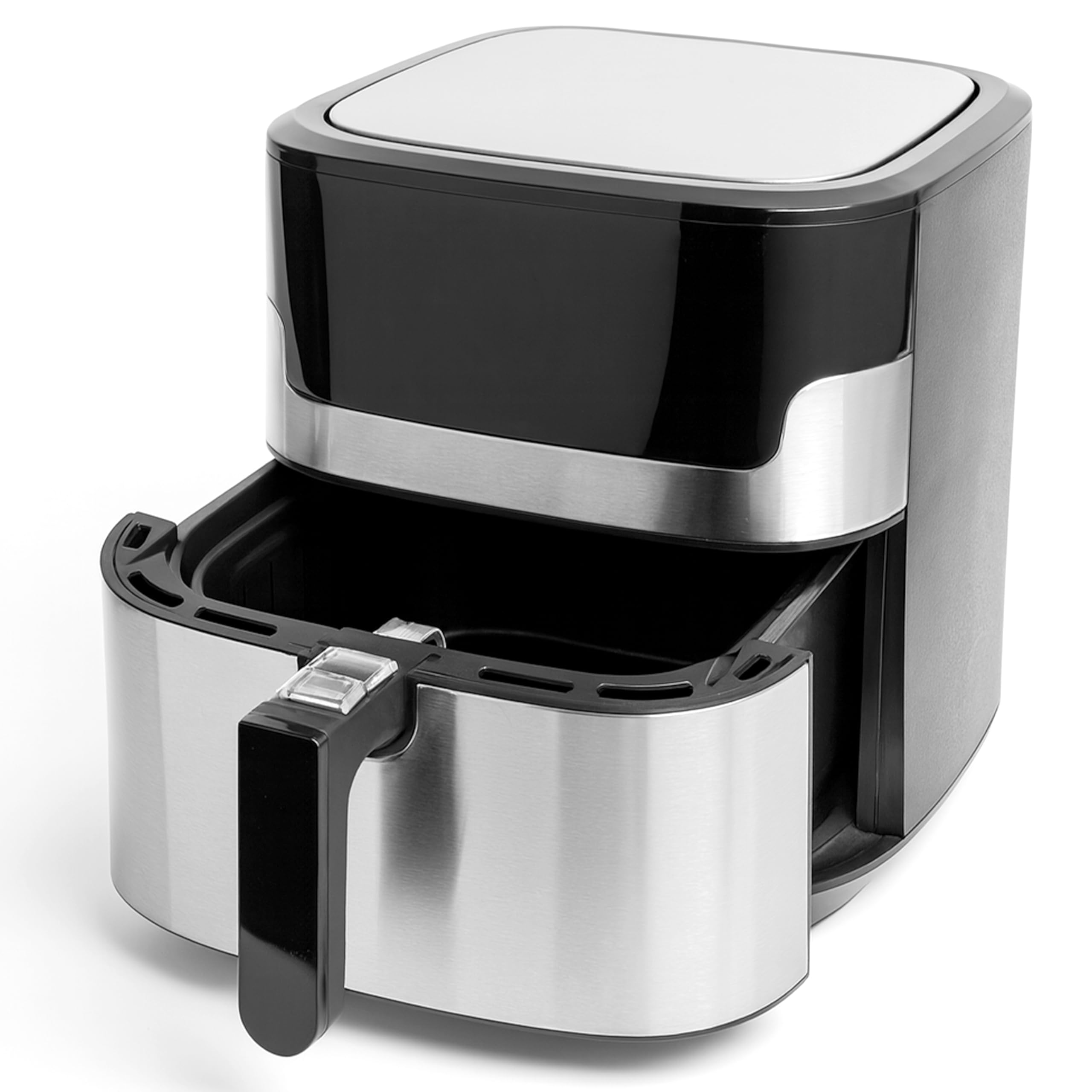 Retoo Frytkownica na gorące powietrze 6,5 l – Airfryer z powłoką zapobiegającą przywieraniu, funkcje 10 w 1, ekran dotykowy, regulacja temperatury od 60 do 200 °C, RapidAir, technologia Air