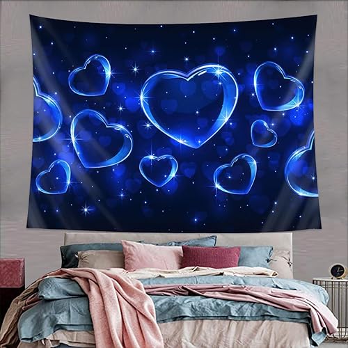 Miniatura 4 de Conank Tapiz de principios de los años 2000, tapices de corazón, decoración estética de los años 90 y 80 para colgar en la pared, decoración para