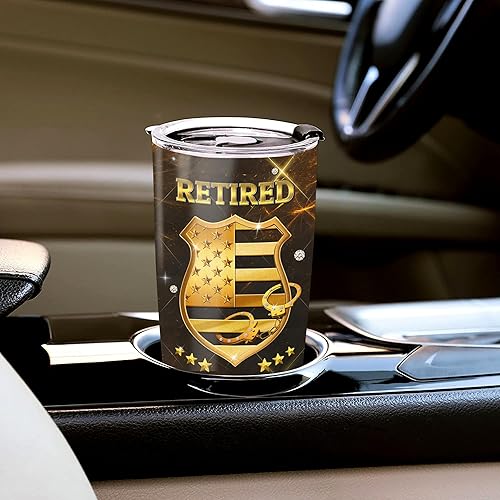 Vista 34 de WAZONE Vaso personalizado de acero inoxidable para oficial de policía, 20 onzas, 30 onzas, taza con aislamiento con nombre personalizado, taza