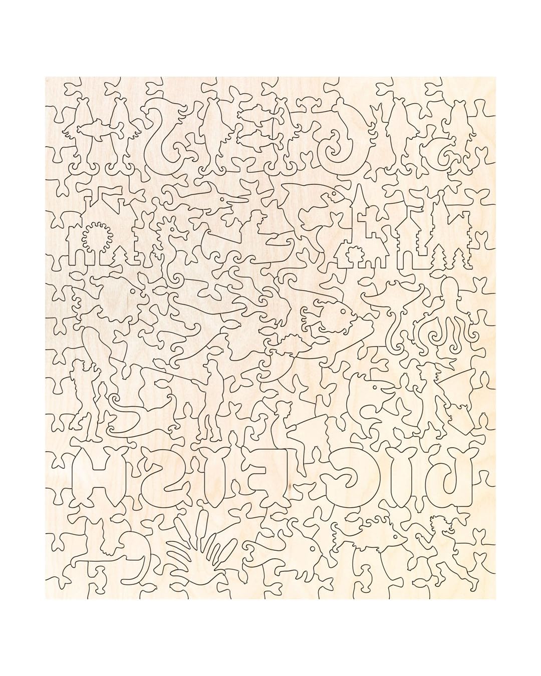 DAVICI | Puzzle Madera | A8 - ON Land and Sea | 175 Piezas |Entretenimiento Adultos y Niños | Desafío Mental | Piezas Formas Únicas | Diseños Increíbles | Encaje Decoración | Regalo |